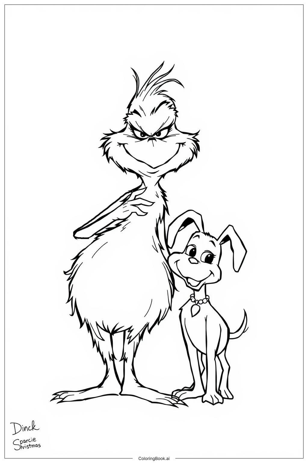 40 Grinch Coloring Pages Free PDF PNG Printables 