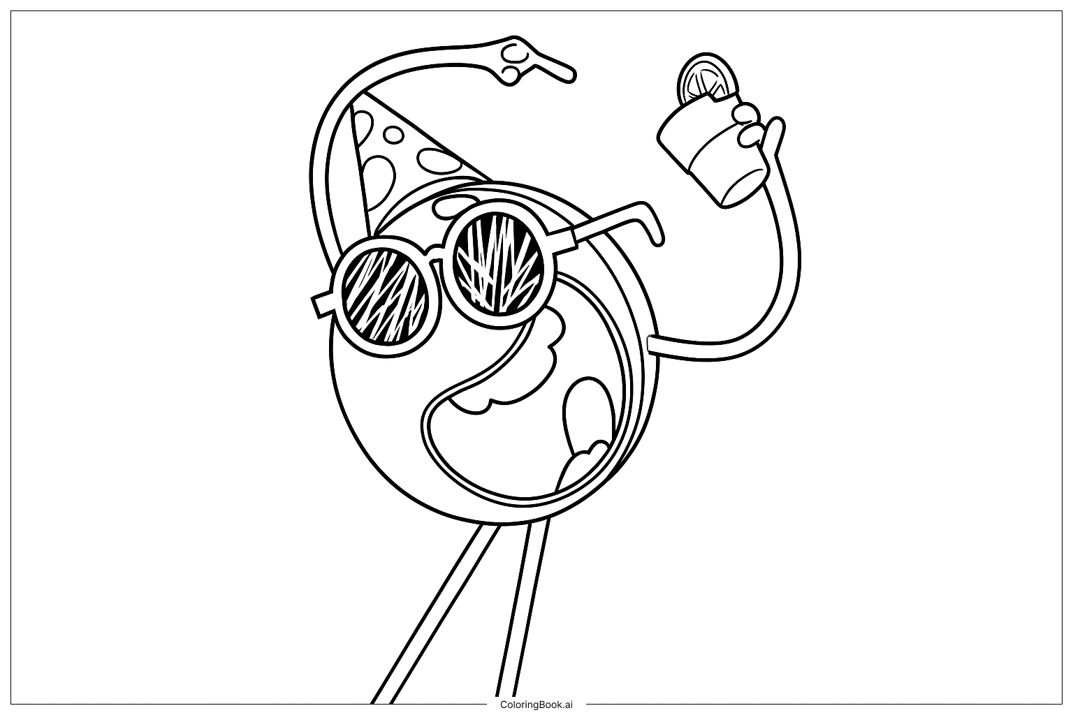 Yellow Coloring Page