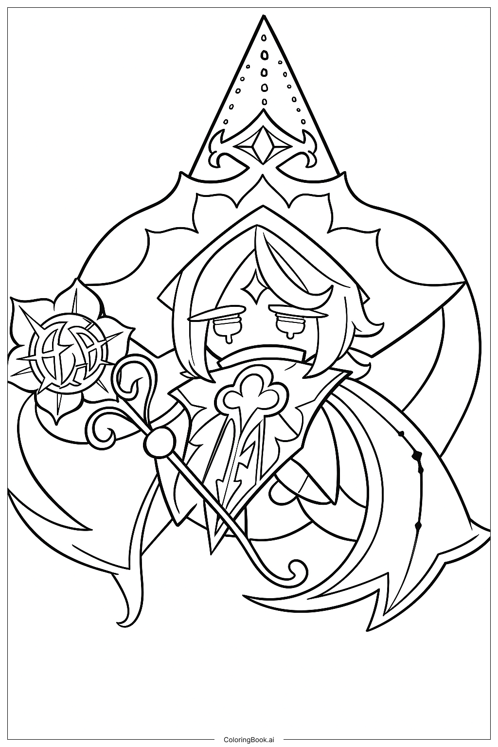  Truthless Recluse Coloring Page 