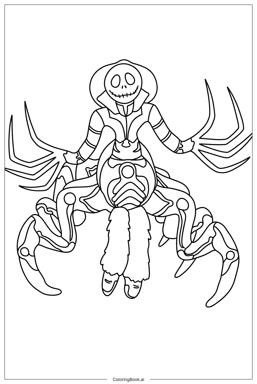 原型萌芽玩具蜘蛛混合體舉起利爪