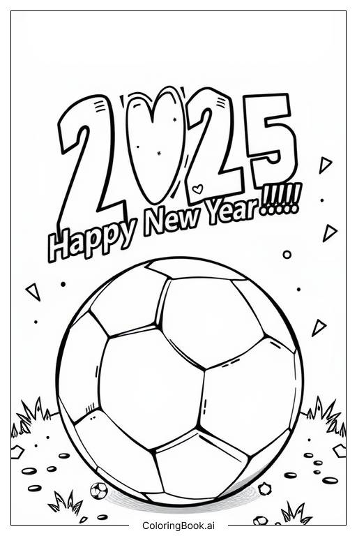  soccer 2025 Coloring Page 