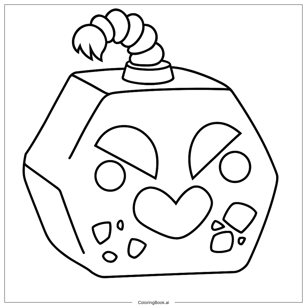 Bomb Coloring Page