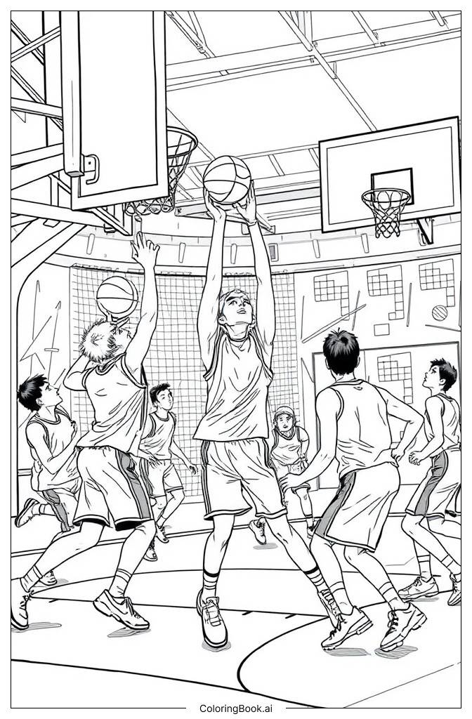  Team Practice Coloring Page 