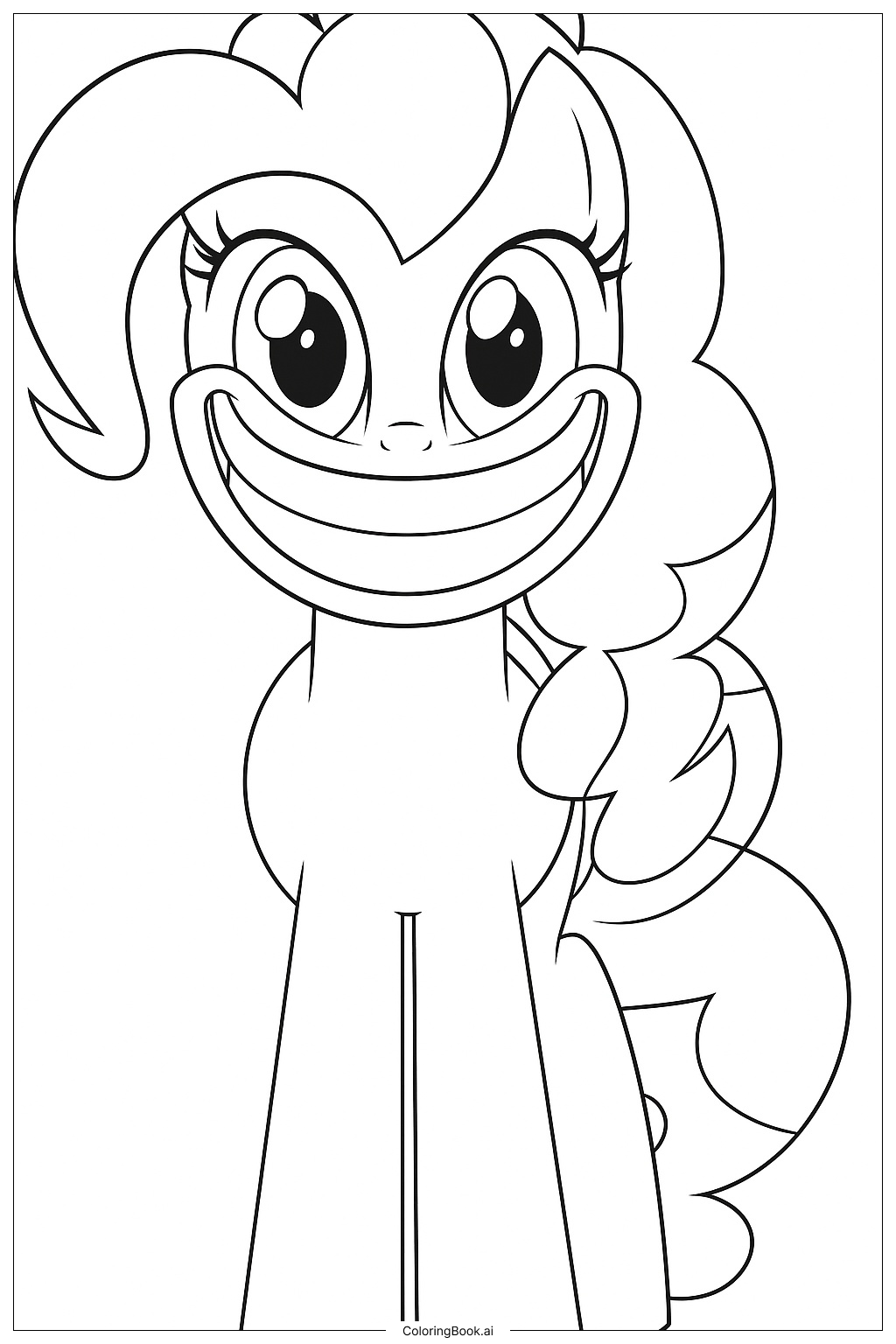 Trang tô màu Pinkie Pie Chi Tiết 
