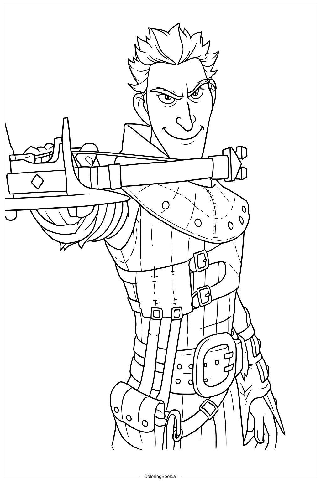  Page de coloriage Grimmel le Terrible 