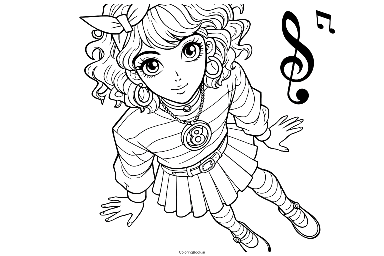 Página para colorir de Charlotte Lapidot
