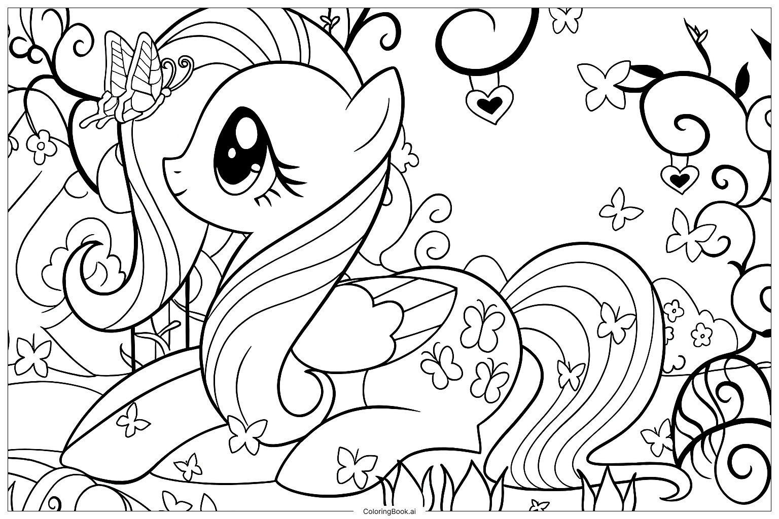  Trang tô màu Fluttershy bởi Mikuhoshi 