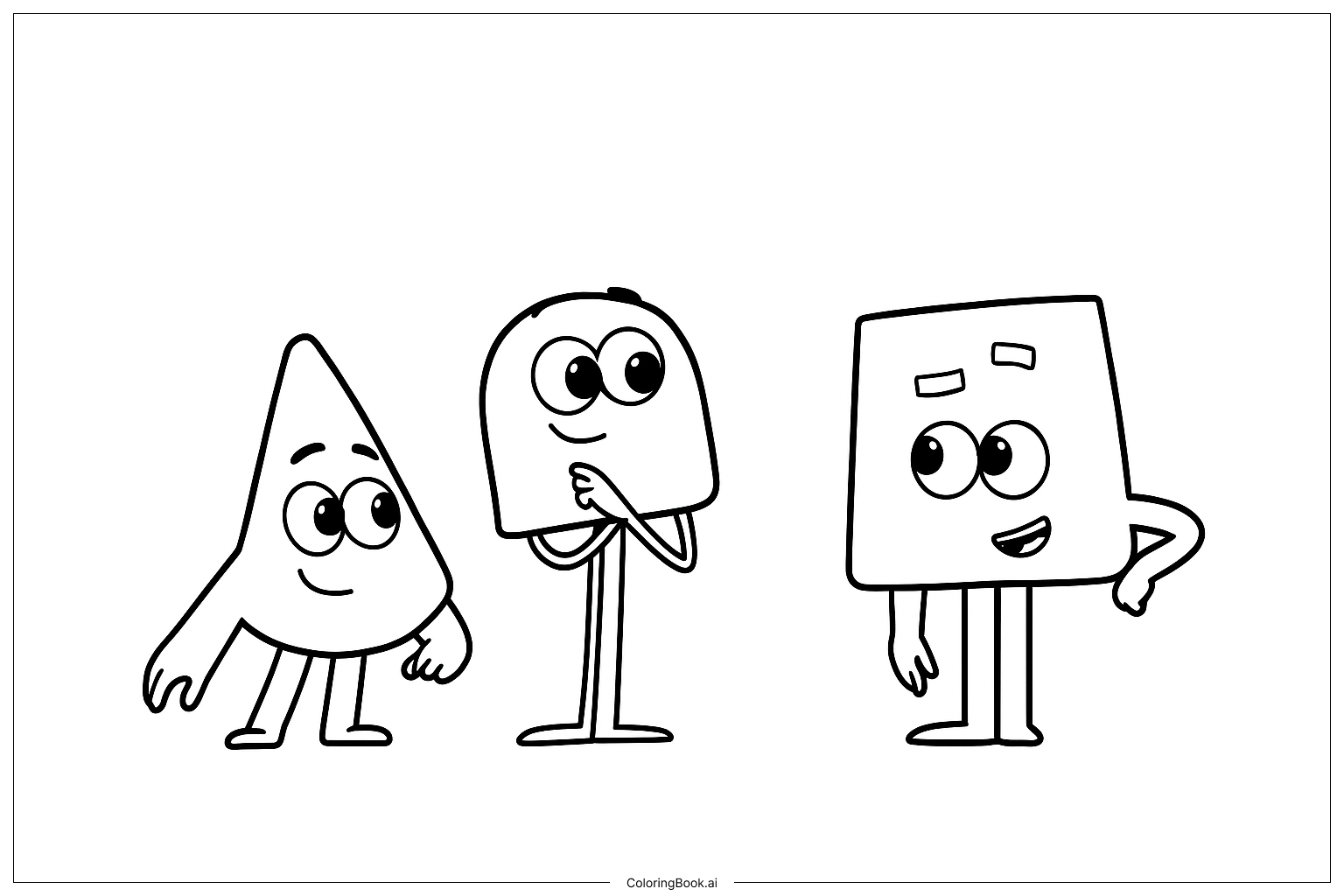  The Three Primary Colourblocks In Rgb Coloring Page 