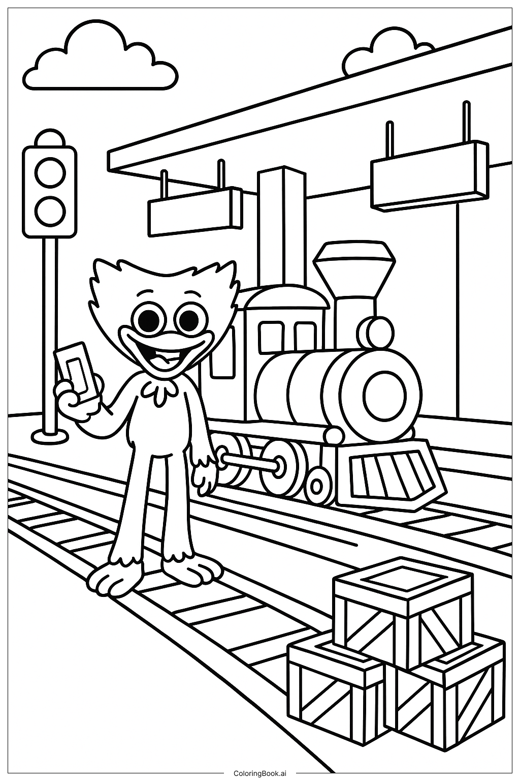 Poppy Playtime Chapter 4 Train Station Scene