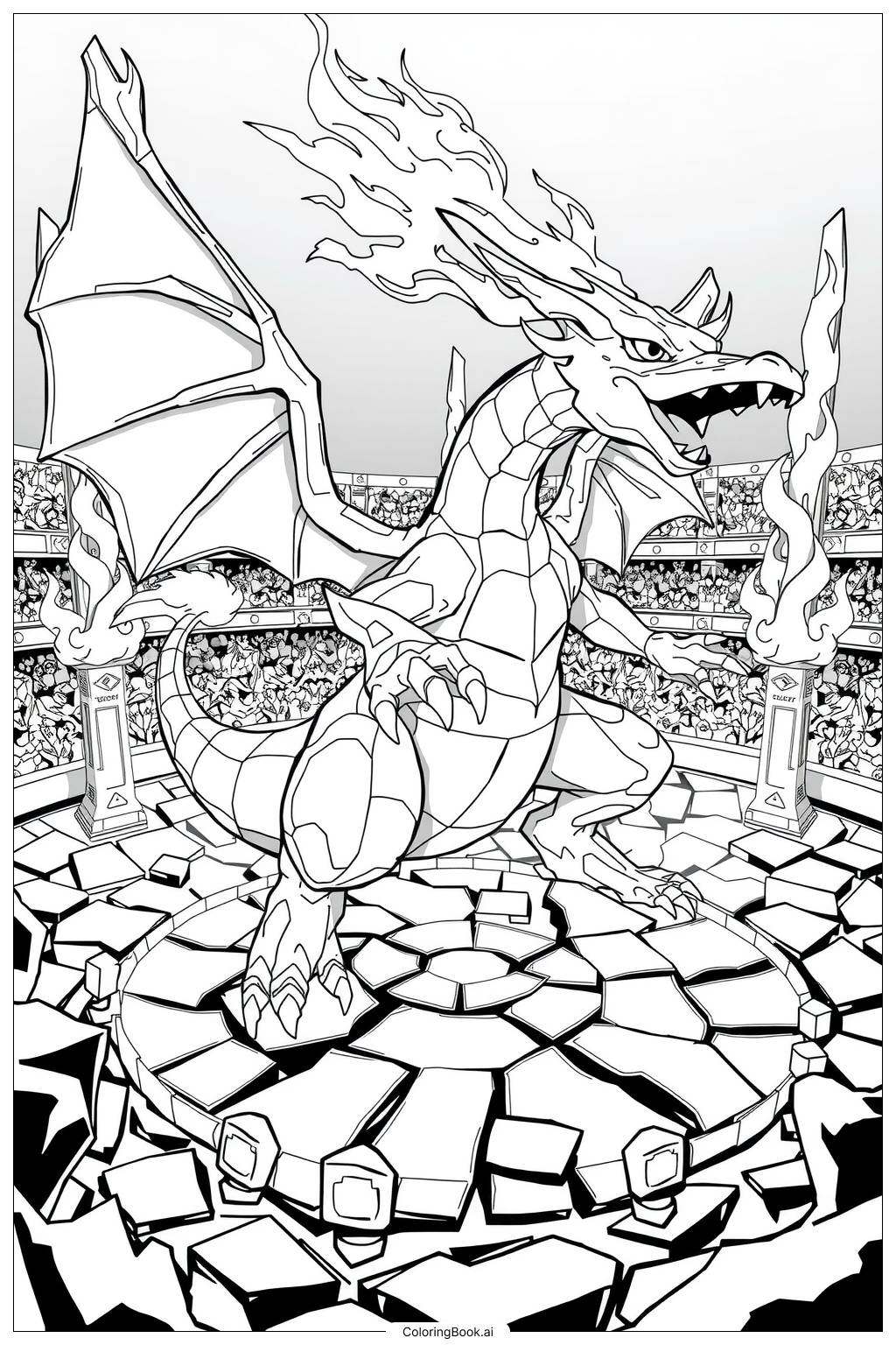 Gigantamax charizard coloring pages