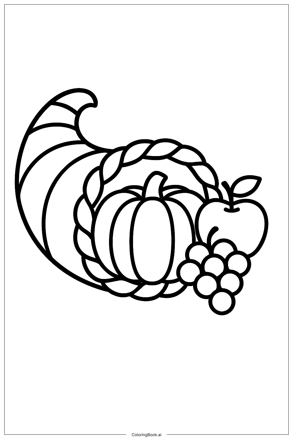  Trang tô màu A Cornucopia For Toddlers 