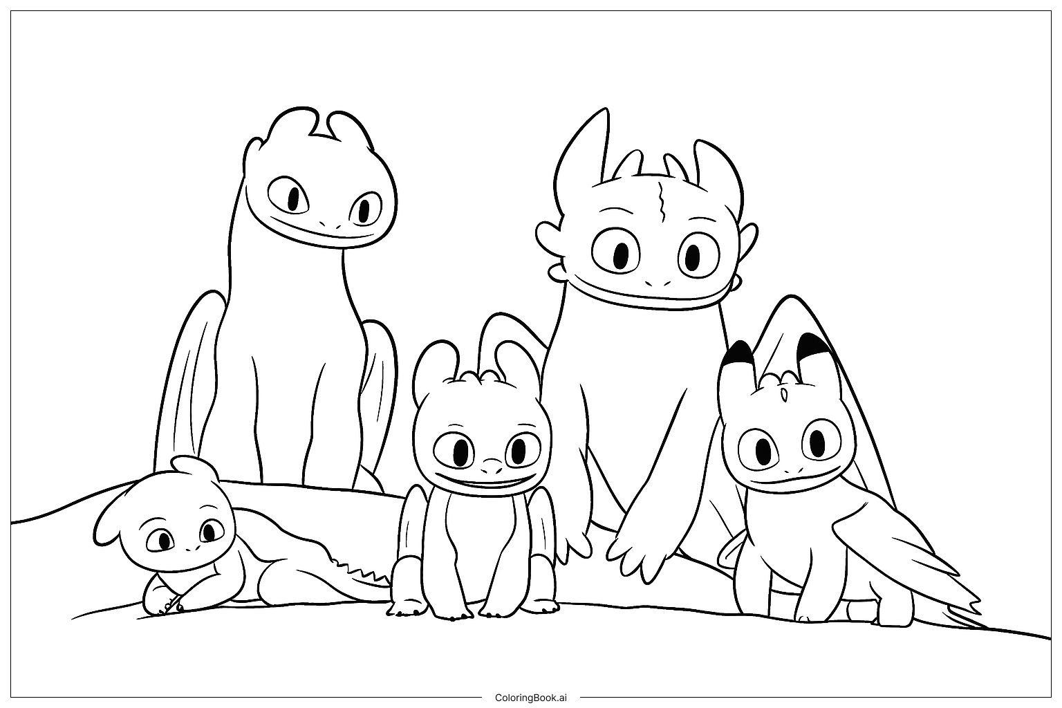  Page de coloriage Furie Nocturne 
