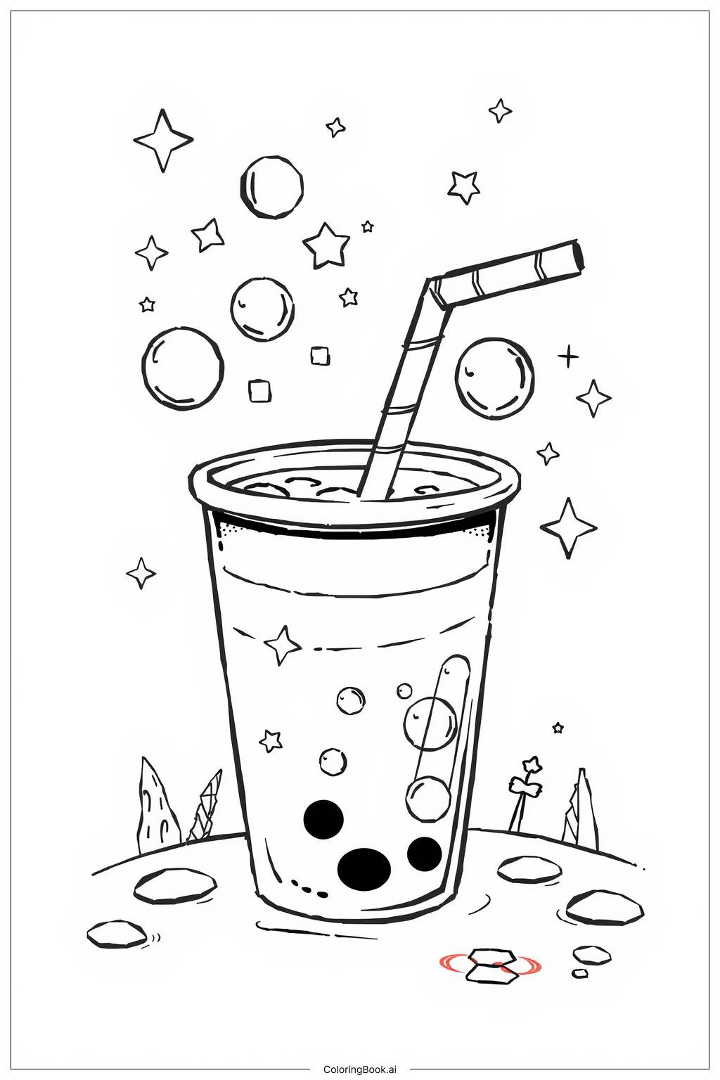  Galactic Boba Fett Coloring Page 