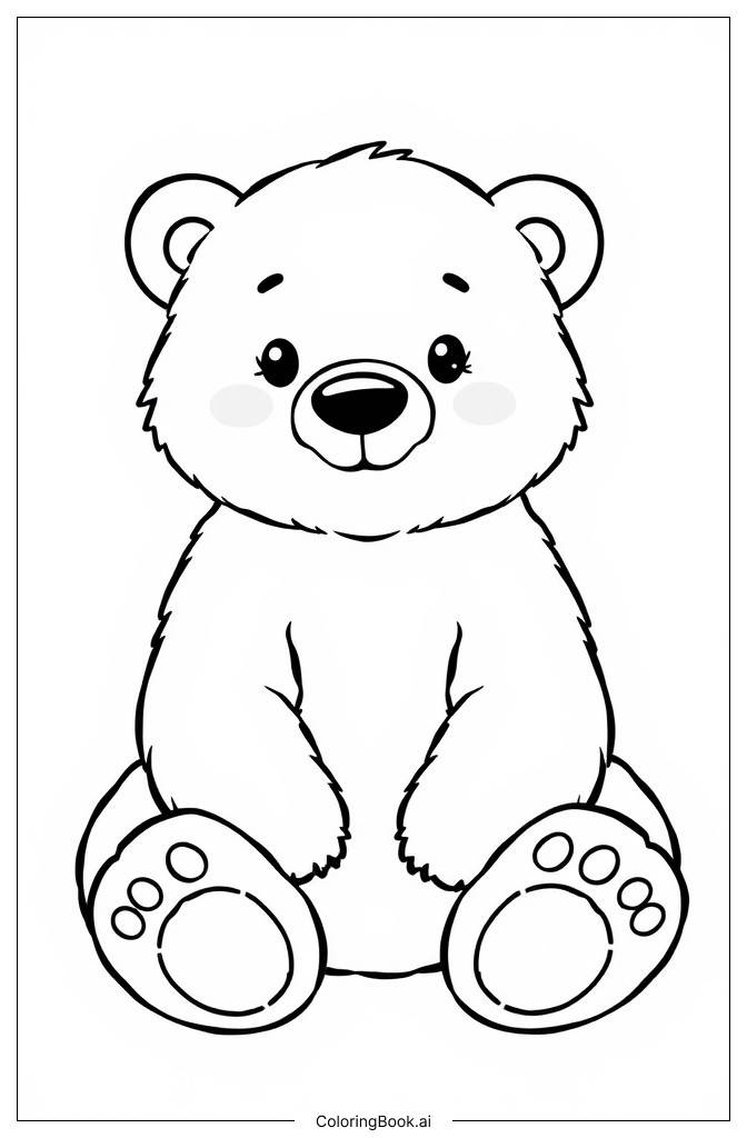  Polar Bear Coloring Page 