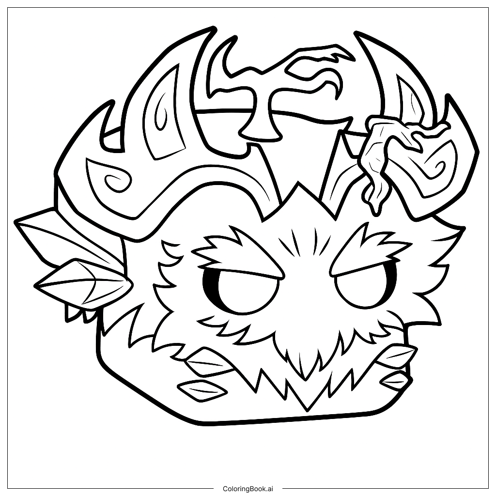 Yeti Coloring Page