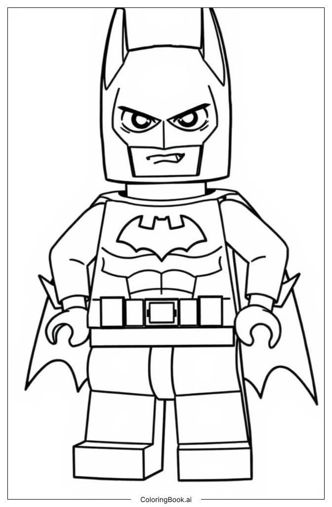  Página para colorir de LEGO Batman 