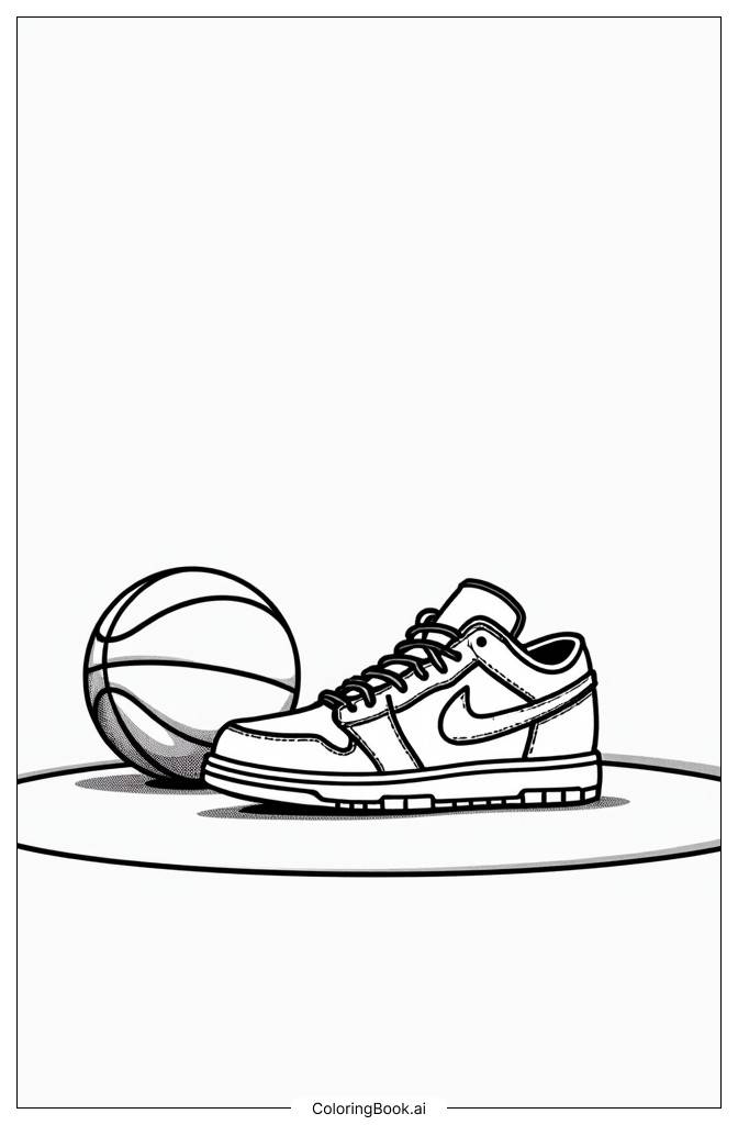  basketball Coloring Page 