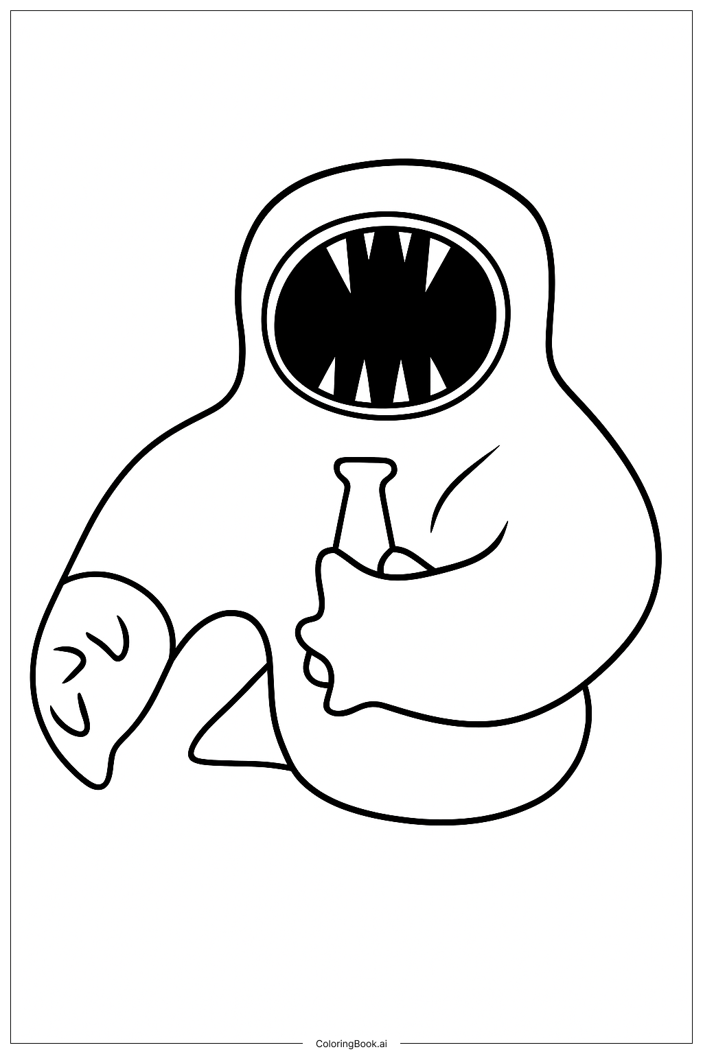  Página para colorear de Sir Dadadoo 