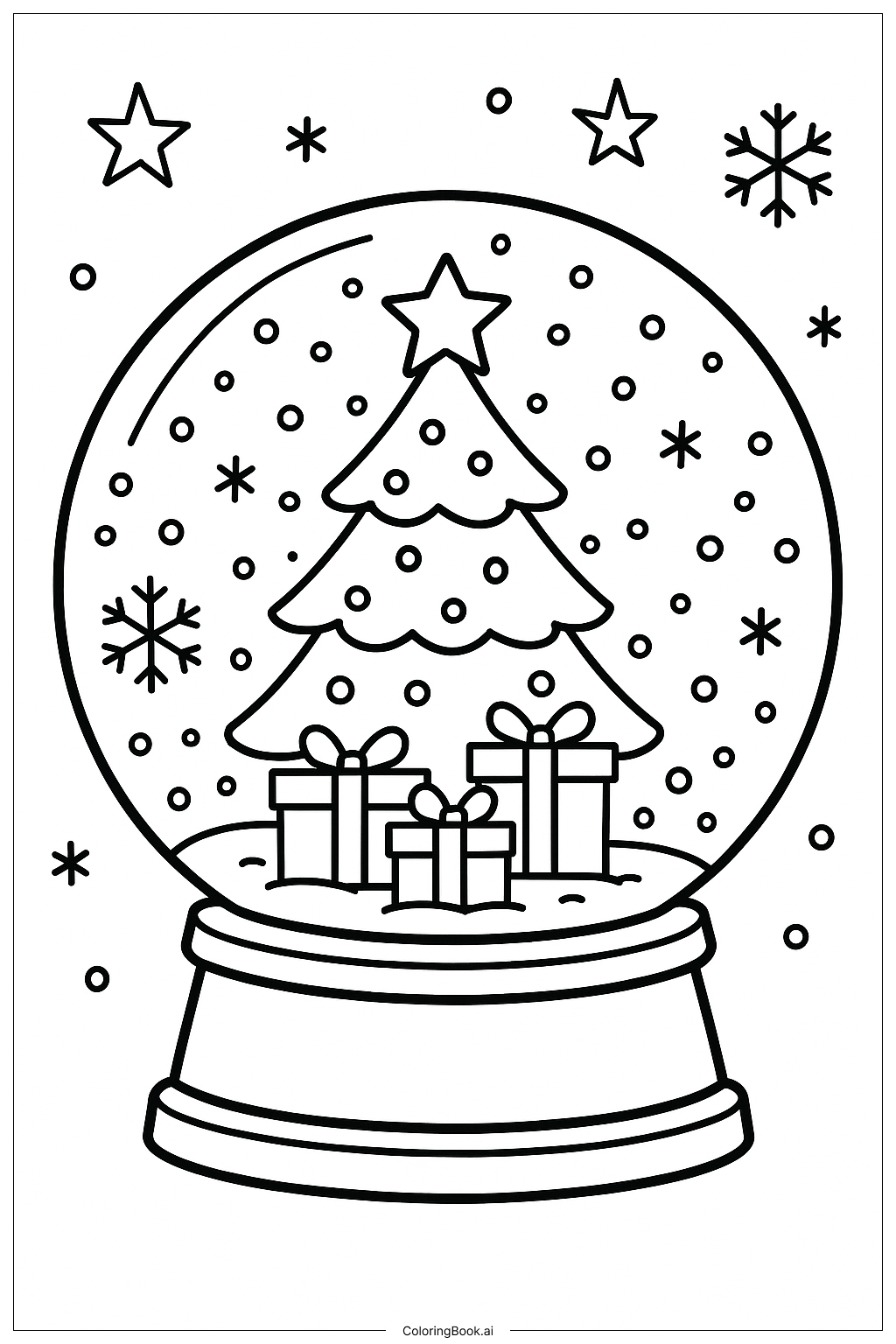 クリスマスのスノーグローブ