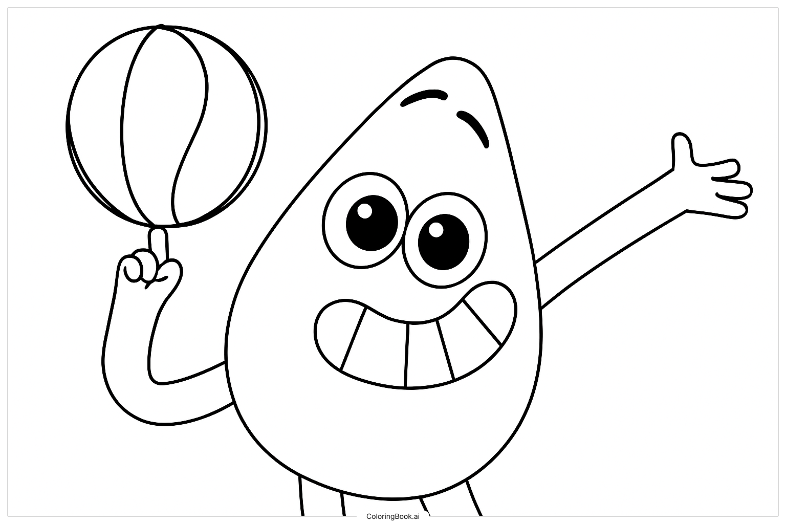  Orange Coloring Page 