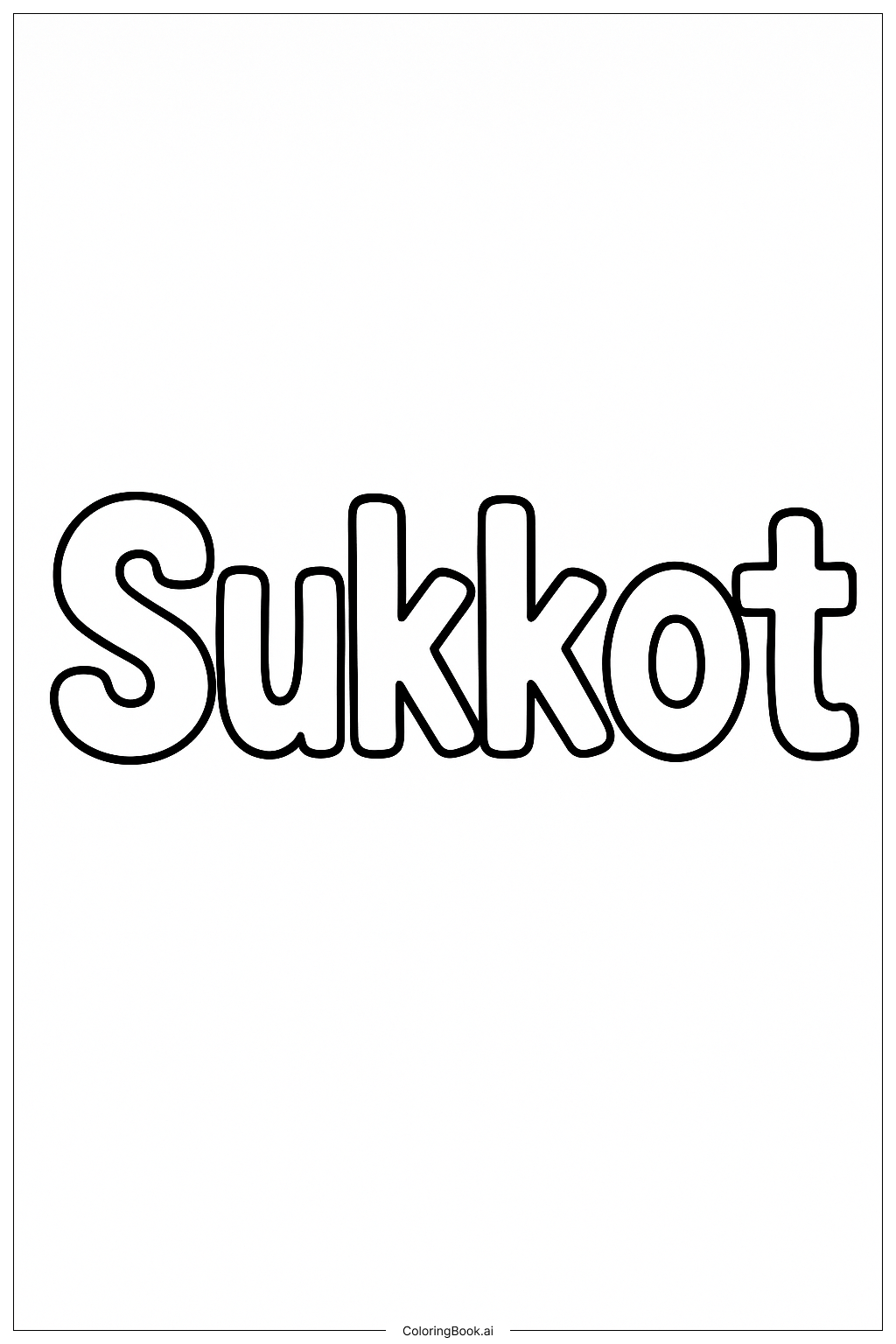  塗り絵「スコット」という言葉の塗り絵ページ 