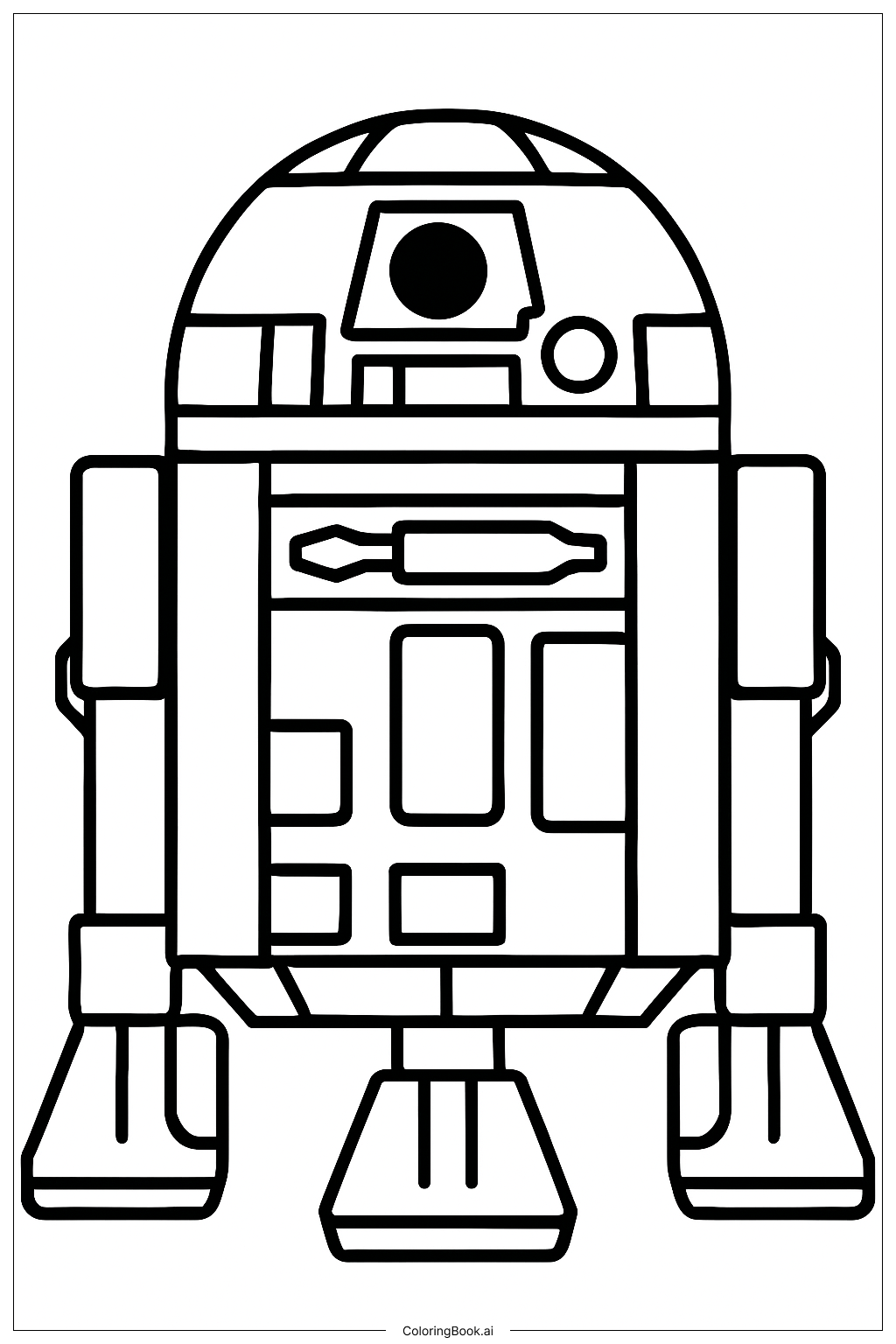 R2-D2 simple de Star Wars