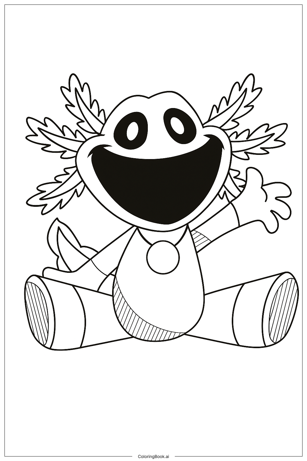 Página para colorir de Axobubble