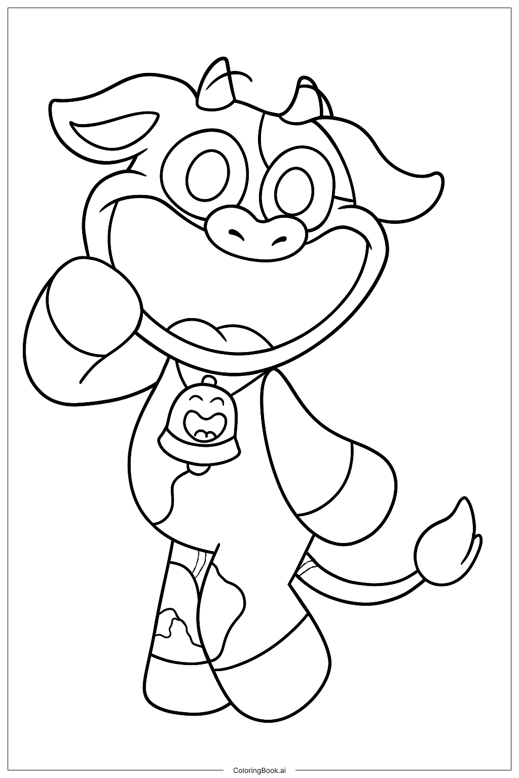 Página para colorir de Cowbell