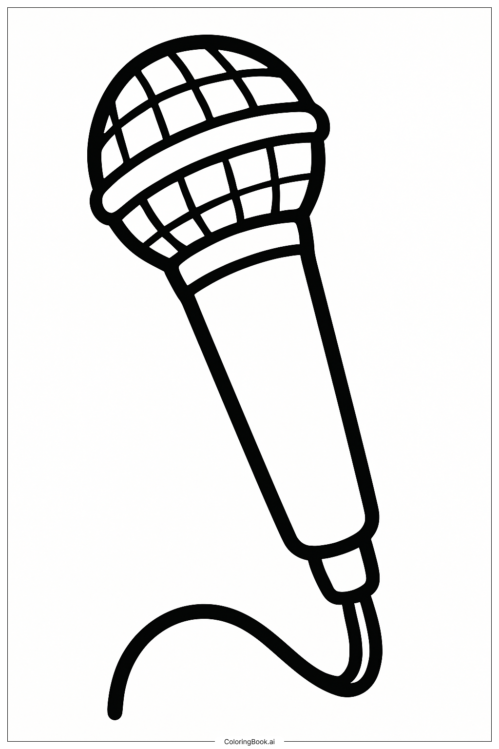  Page de coloriage Un Microphone BTS Unique 