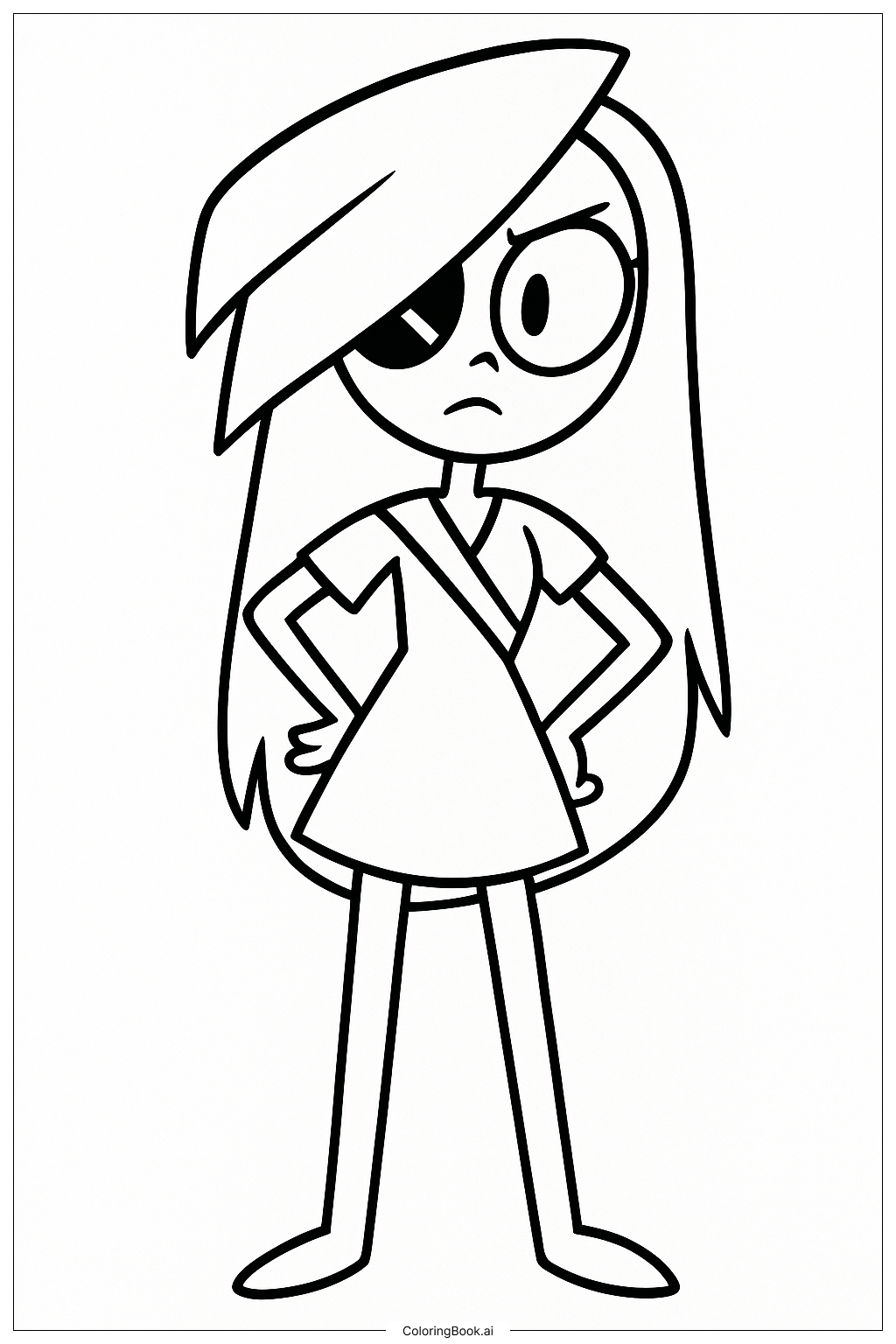 해즈빈 호텔의 배기 색칠공부 페이지