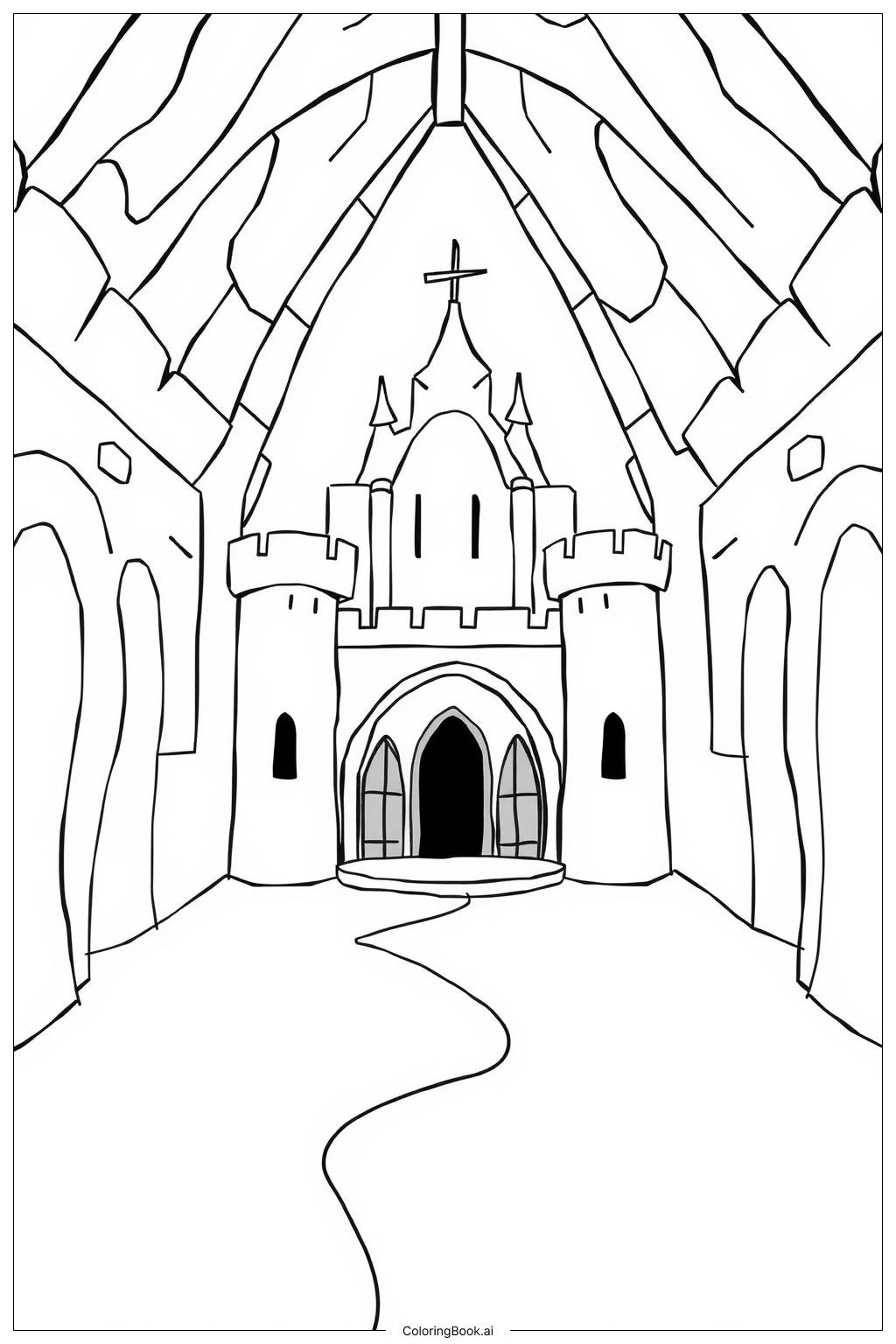  Bowser Castle Full of Traps Coloring Page 