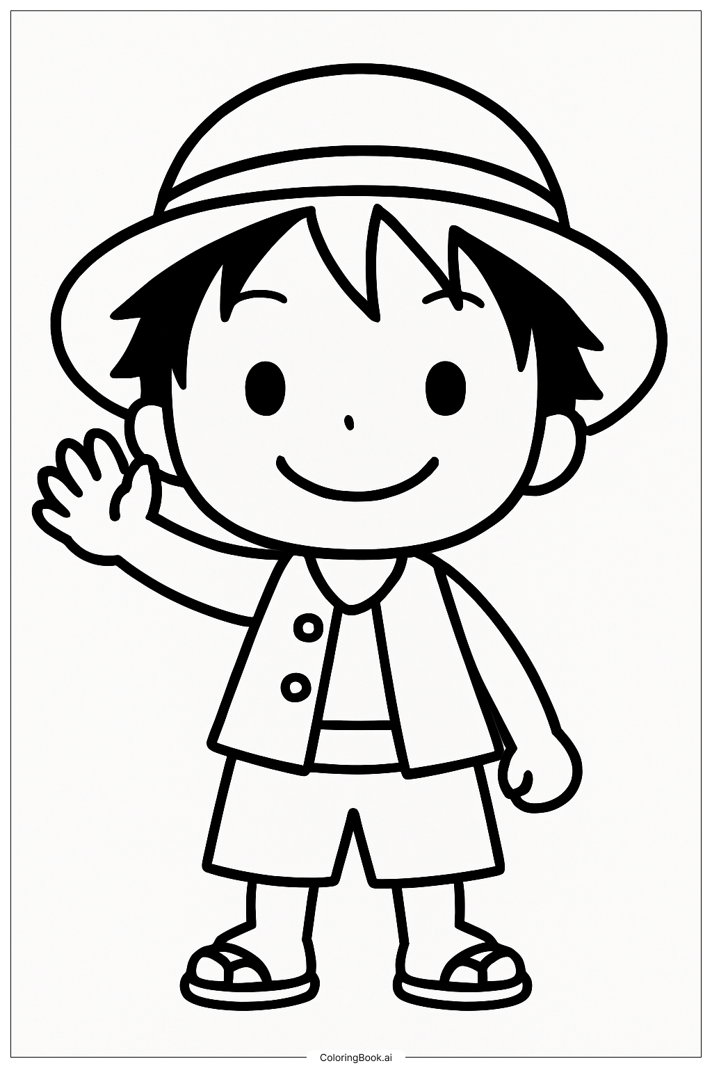 かわいいチビルフィーが手を振る