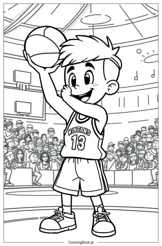  Basic Shooting Form Coloring Page 