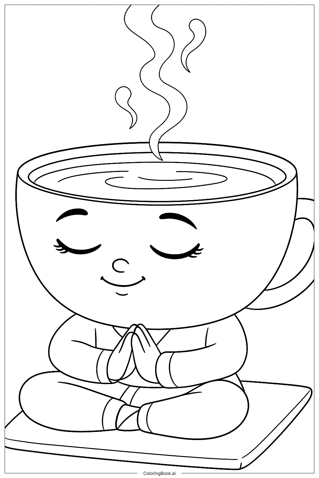  Ballerina Cappucina Yoga Coloring Page 