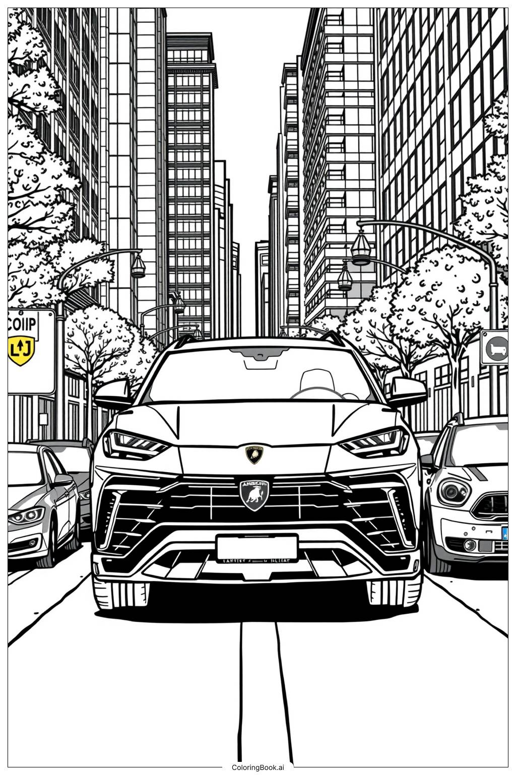  Urus City Adventure-2 Coloring Page 