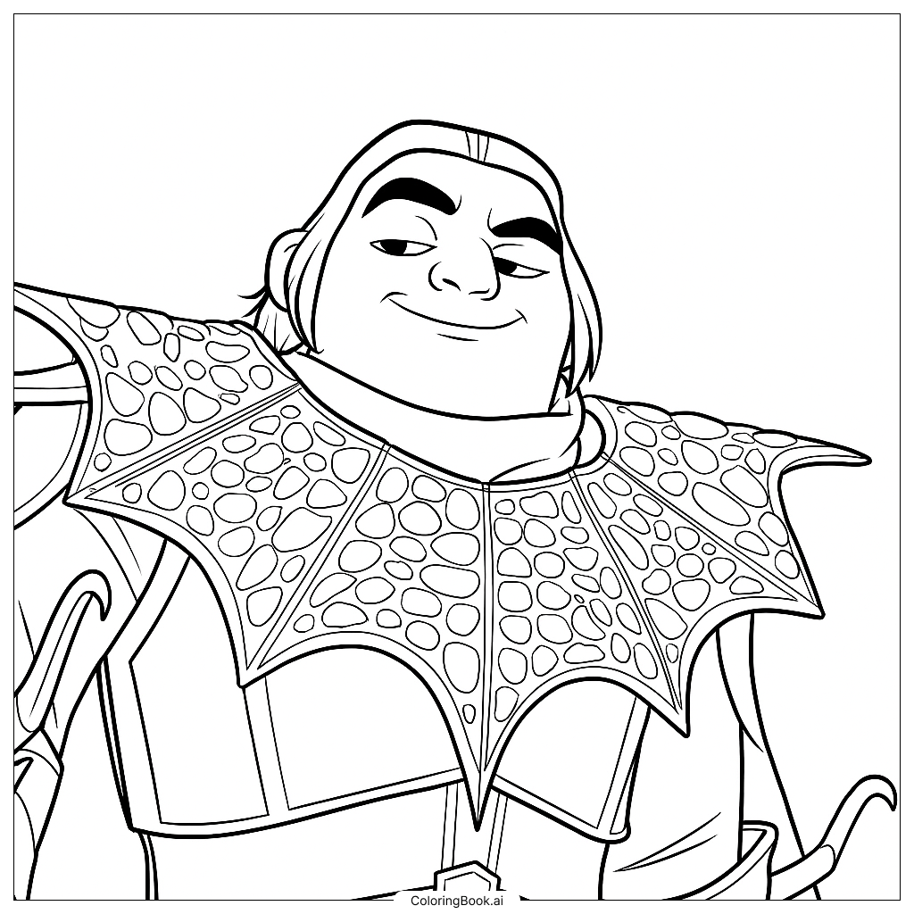  Page de coloriage Snotlout Jorgenson 