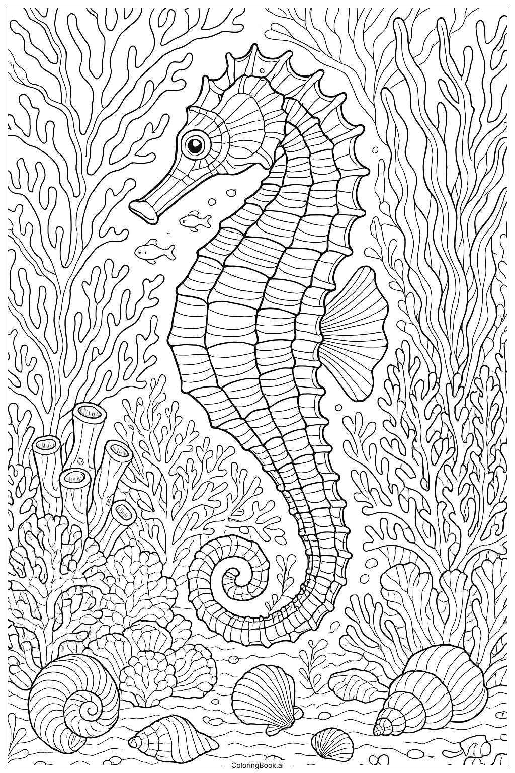 Un Retrato Realista de Caballito de Mar