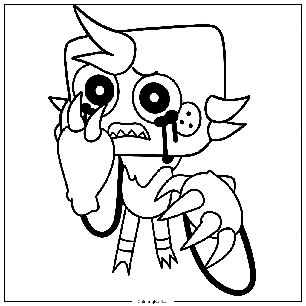 Twisted Goob Coloring Page