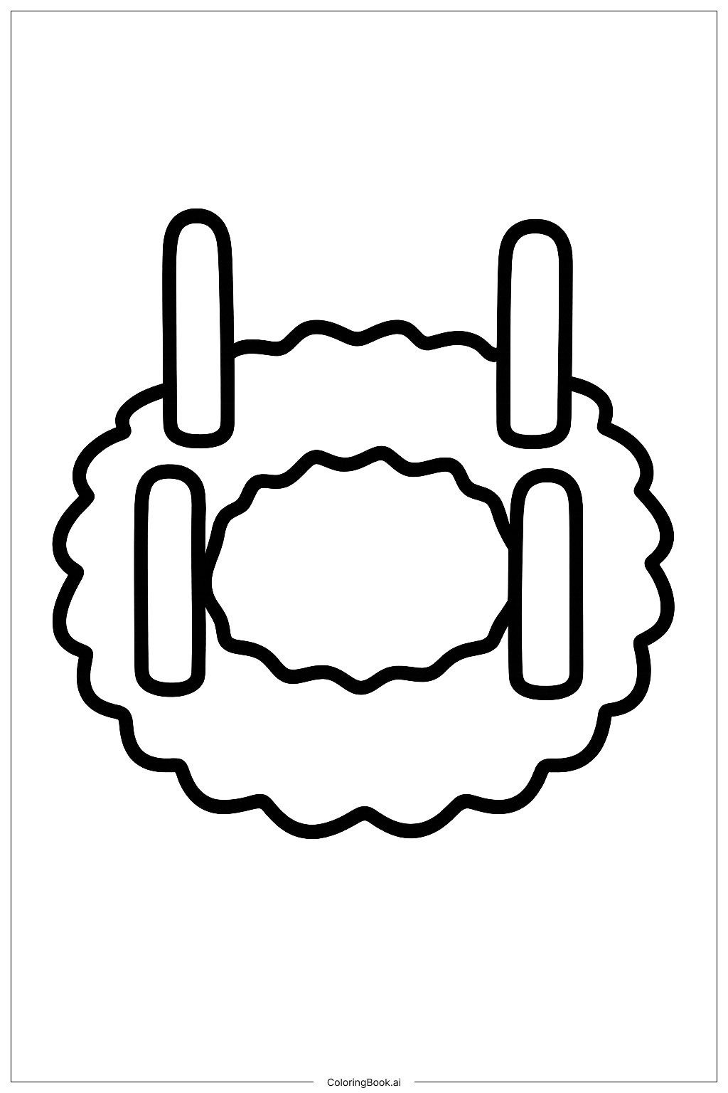  Children's Advent Wreath Ausmalseite 