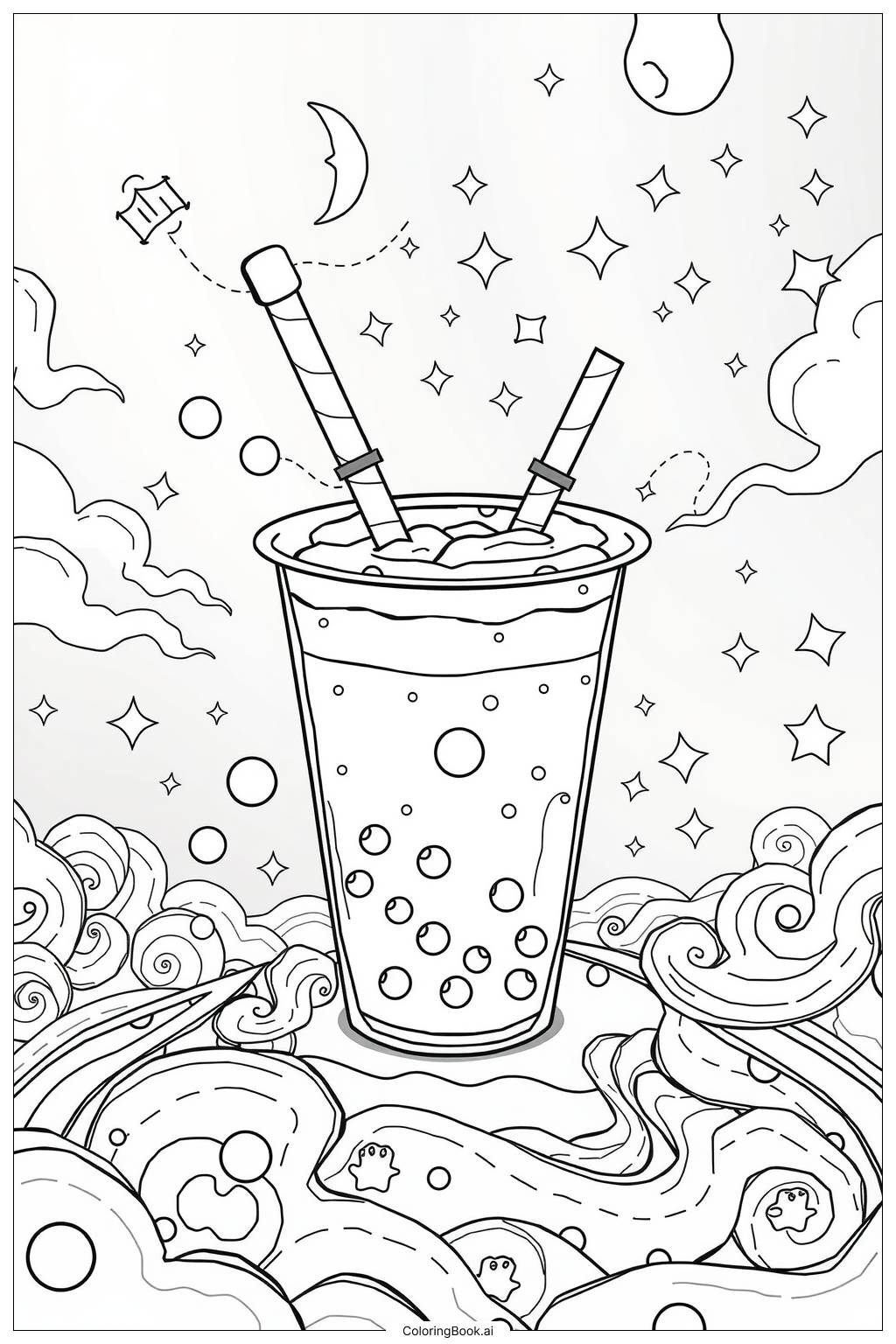  Galactic Boba Fett-2 Coloring Page 