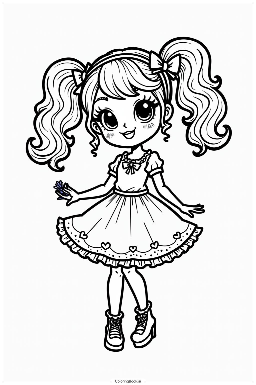  Raspberry Torte Strawberry Shortcake Fashion Coloring Page 