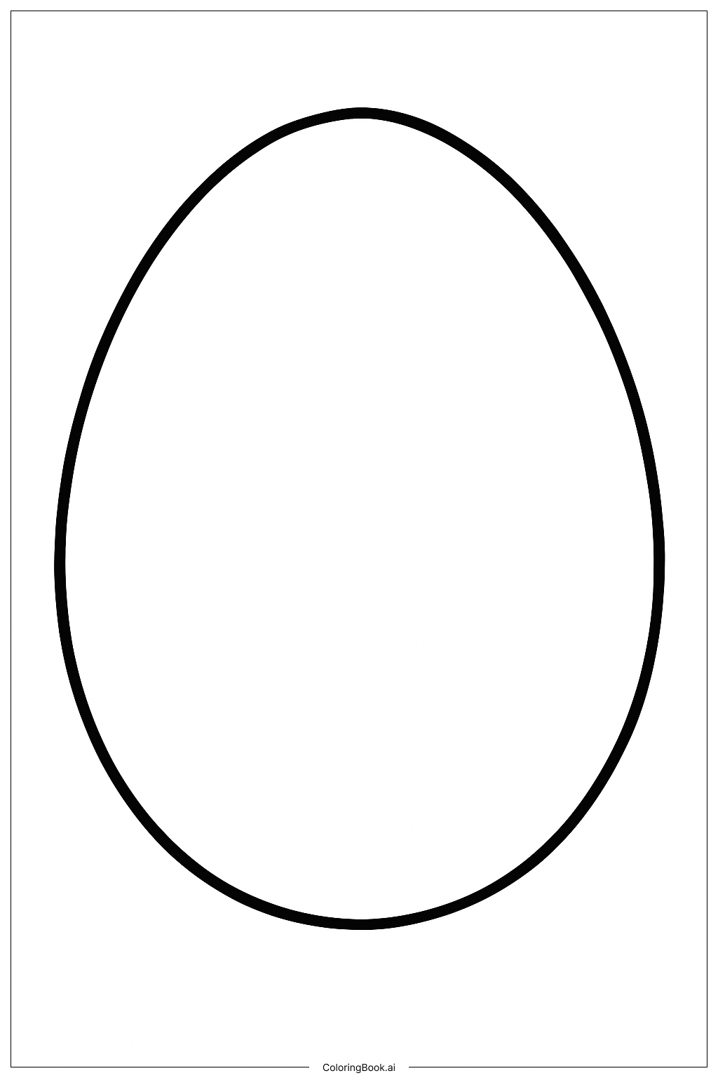  A Large Ostrich Egg Coloring Page 
