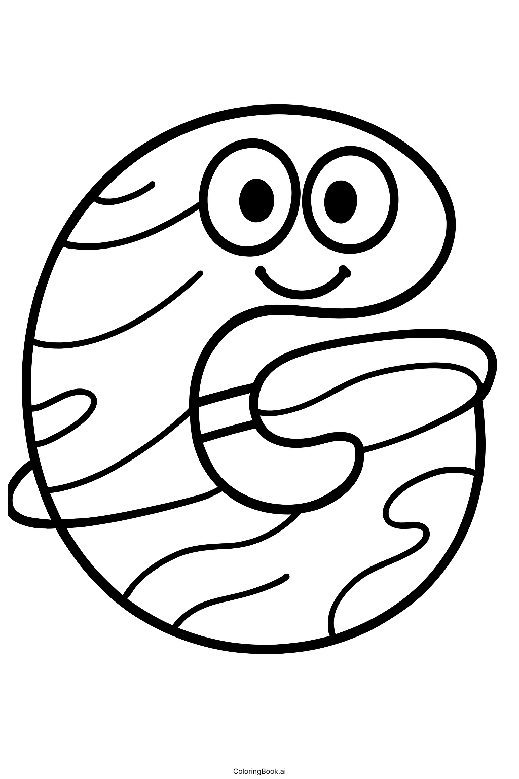 Alphabet Lore Letter G The Planet Coloring Page