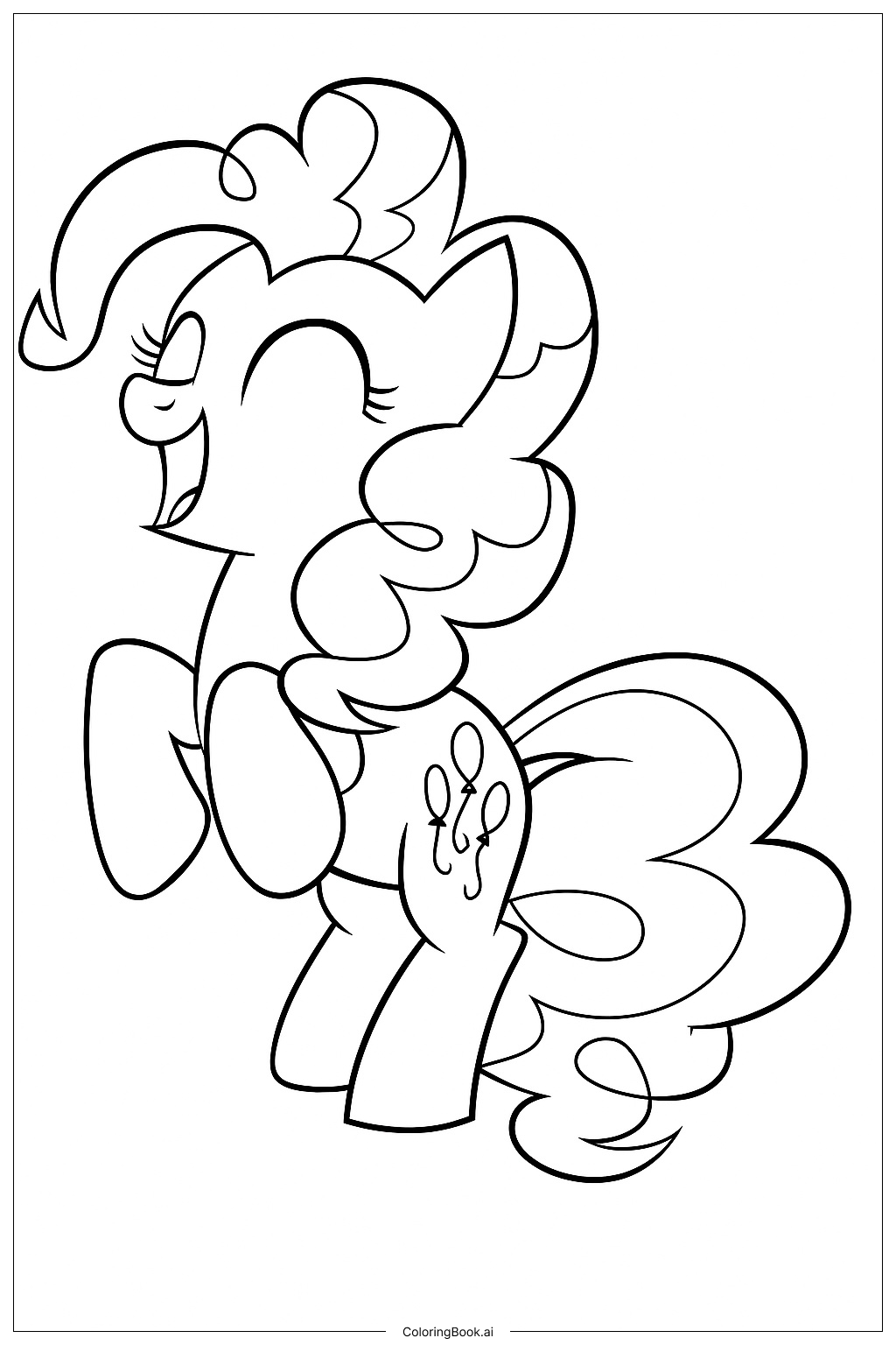  Trang tô màu Pinkie Pie Chi Tiết 