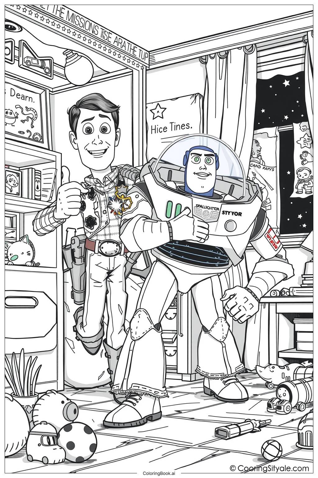 Woody Toy Story Printable Coloring Pages 2025 