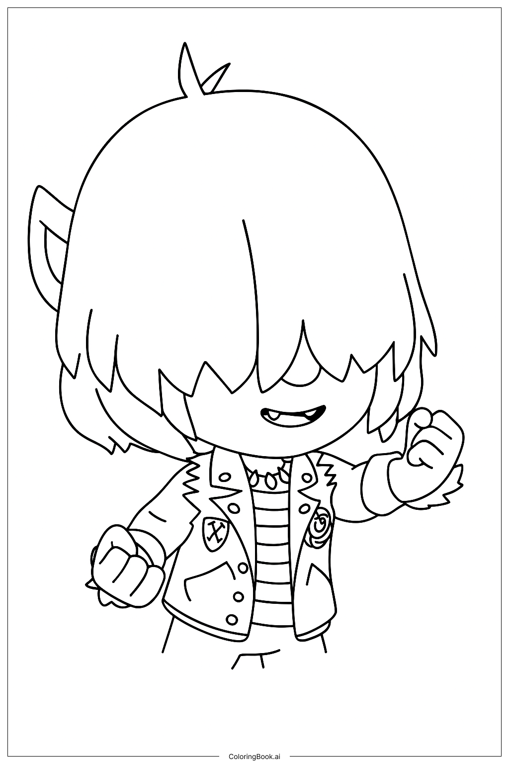 Página para colorir de Kevin