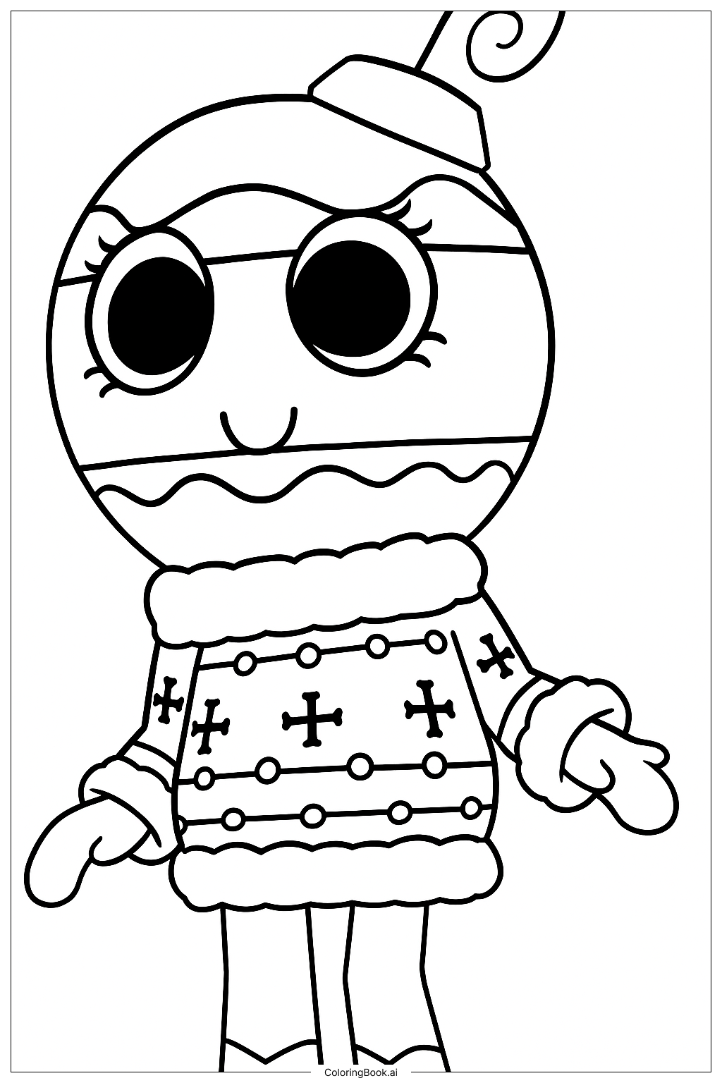 Page de coloriage Bobette