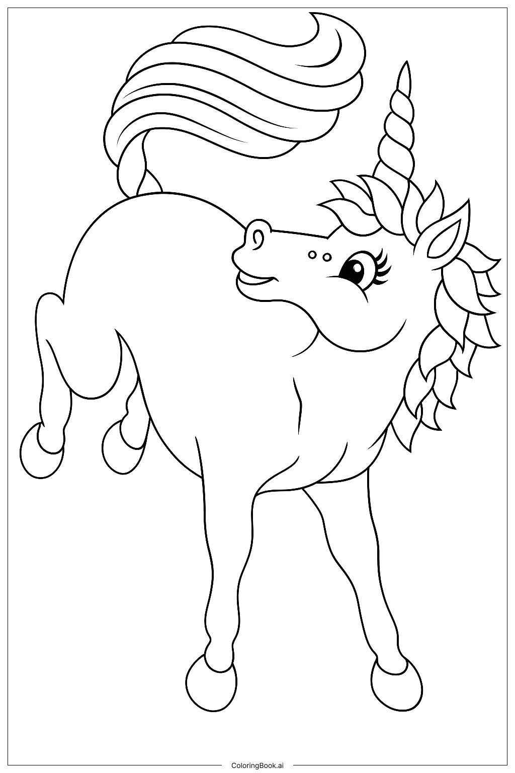  Page de coloriage Markie 
