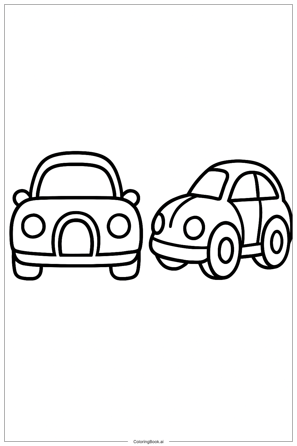  A Toy Bugatti Car Coloring Page 