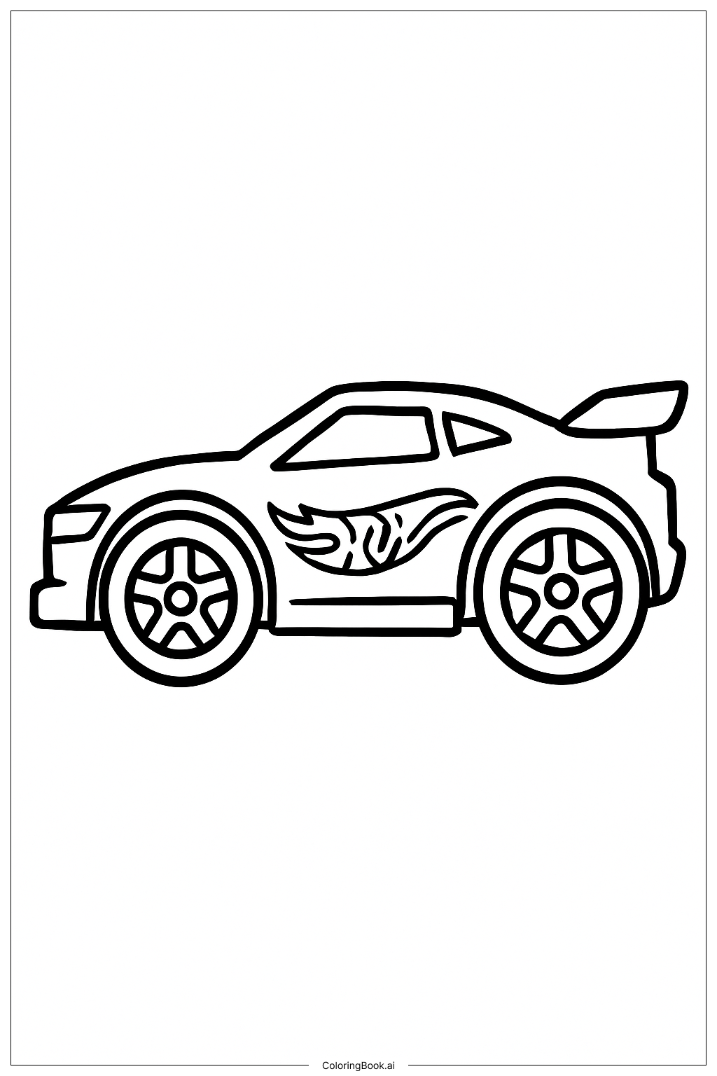 Hot Wheels著色頁